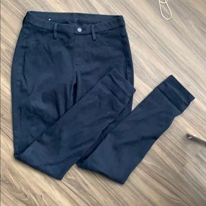 Navy jean leggings